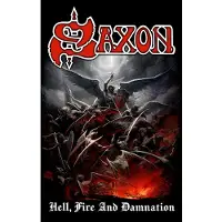 Ginza.se Saxon: Textile Poster/Hell, Fire And Damnation