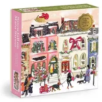 Snowfall On Main Street 1000 Piece Foil Puzzle