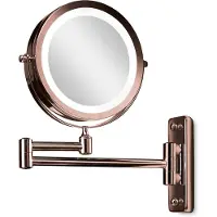 Gillian Jones Double Sided Wall Led-x1/x10 Kobber Sminkspegel