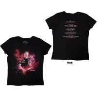 Ginza.se David Gilmour: Ladies T-Shirt/Luck & Strange London (Black) (Back Print & Ex-Tour) (Medium)