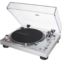 Audio-Technica AT-LP120X, Direct drev pladespiller, Vejledning, Sølv, Aluminium, 33 1/3,45,78 rpm, 33,45,78 rpm