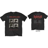 Ginza.se The Beatles: Unisex T-Shirt/American Tour 1964 (Black) (Back Print) (X-Large)