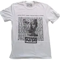 Ginza.se Nine Inch Nails: Unisex T-Shirt/Head Like A Hole (White) (Large)