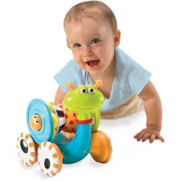Yookidoo Babyleksaker - 2-I-1 - Kryp 'N' snigel - - One Size - Aktivitetsleksaker