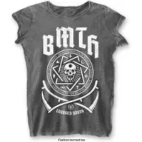 Ginza.se Bring Me The Horizon: Ladies Burnout T-Shirt/Crooked Young (Charcoal Grey) (X-Small)