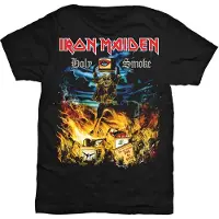 Ginza.se Iron Maiden: Unisex T-Shirt/Holy Smoke (Black) (X-Large)