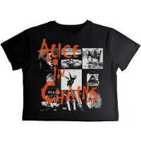 Ginza.se Alice In Chains: Ladies Crop Top/Albums Montage (Black) (Small)