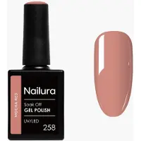 Nailura - Gel Polish 258 - Mocha Red - 10 ml