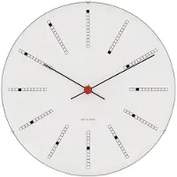 Arne Jacobsen - Bankers Wall Clock - Ø21 cm - White