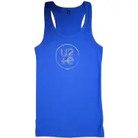 Ginza.se U2: Ladies Vest T-Shirt/2015 (Blue) (Ex-Tour) (Medium)