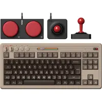 8Bitdo Retro Mechanical Keyboard - C64 Edition - ISO - Engelska (UK) - Beige
