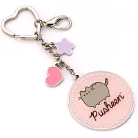 Pusheen Pusheen: the Cat Pink Name Keyring With Mini Charms