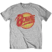 Ginza.se David Bowie: Kids T-Shirt/Vintage Diamond Dogs Logo (Heather Grey) (5-6 Years)