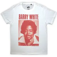 Ginza.se Barry White: Unisex T-Shirt/Box Photo (White) (Medium)
