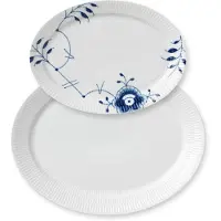 Royal Copenhagen Mixed Oval Platters-28 Cm & 35 Cm Tallrik