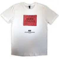 Ginza.se Oasis: Unisex T-Shirt/Definitely Maybe Ticket Stub (White) (Medium)