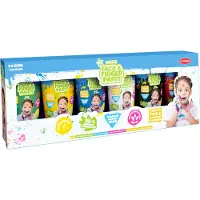 Natural Face & Fingerpaint 65 ml tubfärger 6-pack