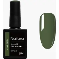 Ginza.se Nailura - Gel Polish 194 - Olive Green - 10 ml