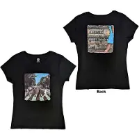 Ginza.se The Beatles: Ladies T-Shirt/Vintage Abbey Road (Black) (Back Print) (Small)