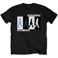 Ginza.se The Beatles: Unisex T-Shirt/Abbey Road Colours Crossing (Black) (Large)