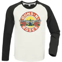 Ginza.se Guns n Roses: Vintage Bullet White / Charcoal Medium Baseball Jersey