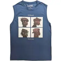 Ginza.se Gorillaz: Unisex Tank T-Shirt/Demon Days (Denim Blue) (XX-Large)
