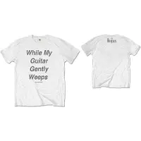 Ginza.se The Beatles: Unisex T-Shirt/My Guitar Gently Weeps (White) (Back Print) (X-Large)