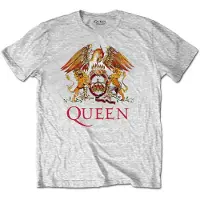 Ginza.se Queen: Kids T-Shirt/Classic Crest (Heather Grey) (3-4 Years)