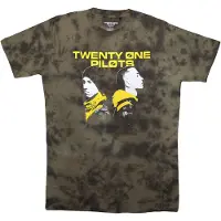 Ginza.se Twenty One Pilots: Unisex T-Shirt/Back To Back (Green) (Wash Collection) (Large)