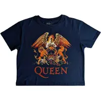 Ginza.se Queen: Ladies Crop Top/Classic Crest (Denim Blue) (Medium)