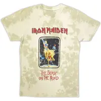 Ginza.se Iron Maiden: Unisex T-Shirt/Beast On The Road (Sand) (Wash Collection) (Medium)