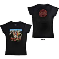 Ginza.se The Beatles: Ladies T-Shirt/Vintage Sgt Pepper (Black) (Back Print) (Medium)