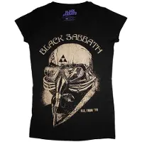 Ginza.se Black Sabbath: Ladies T-Shirt/US Tour 1978 (Black) (Skinny Fit) (X-Small)