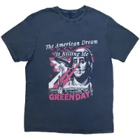 Ginza.se Green Day: Unisex T-Shirt/American Dream (Blue Wash) (Wash Collection) (Small)