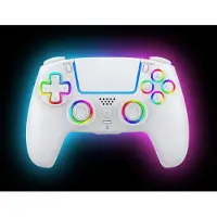 Deep Explorer Trådlös RGB Pro-kontroll PS5 (vit)