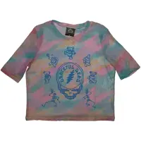 Ginza.se Grateful Dead: Ladies Crop Top/Dead Egyptian Slash (Light Blue) (Mesh) (XX-Small)