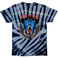 Ginza.se Mötley Crue: Unisex T-Shirt/Screaming Animal (Light Blue) (Wash Collection) (Small)
