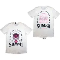 Ginza.se Sum 41: Unisex T-Shirt/Tour '24 Pink Skull (Natural) (Back Print & Ex-Tour) (Medium)