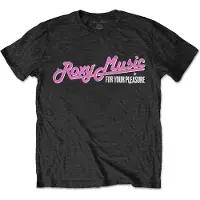 Ginza.se Roxy Music: Unisex T-Shirt/For Your Pleasure Tour (Black) (Back Print) (Medium)