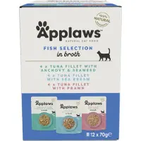 Applaws Fiskbuljong Multipack 12x70 Kattmat