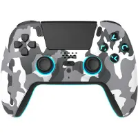 Freaks and Geeks Bluetooth Led White Camo Ps5 Trådlös Handkontroll