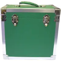 Ginza.se Green: LP Record Storage Carry Case Green