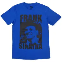 Ginza.se Frank Sinatra: Unisex T-Shirt/Montage Photos (Blue) (Medium)