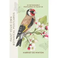 Paint-Your-Own Botanical Postcards