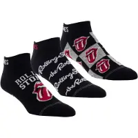 Ginza.se Rolling Stones: Assorted Mens Liners 3 Pack (One Size)