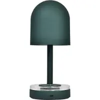 AYTM batterilampa Luceo, skogsgrön, metall, 24 cm, dimbar, IP44 dimbar, Grön, Vardagsrum / matsal, Metall, Modern