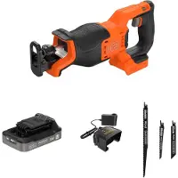 Black & Decker Batteridriven tigersåg BLCR78E1-QW; 18 V; 25,4 mm; 1x2,5 Ah batt.