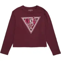 GUESS T-shirt 'Midi' blandade färger / vinröd