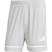 Adidas Sportbyxa 'Squa25' ljusgrå / vit
