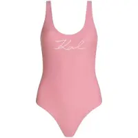 Karl Lagerfeld Baddräkt rosa / vit